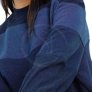 <b>Women's</b> High Quality Oversized <b>Sweatshirts</b> New Streetwear Style With Color Contrast for Casual Winter Wear Front Logo Included - Product Image 6