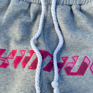 Conjunto Deportivo de Felpa de Algodón Grueso de Alta Calidad, Personalizado, Gris, 450 g/m², Estilo Holgado con Hombros Caídos - Product Image 4