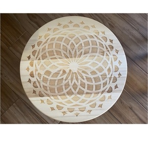Plateau tournant en bois Smooth-Spin Lazy Susan pour buffet de table et service de fête - Product Image 6
