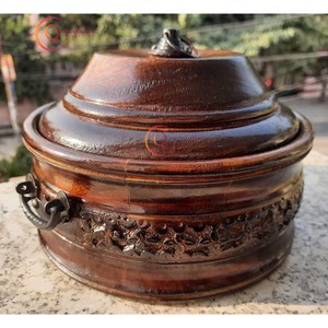 Chauffe-aliments en bois marmite Chapati boîte boîte de riz garde les aliments chauds et frais casserole ustensiles de cuisine pour la maison cuisine Restaurant personnalisé - Product Image 1