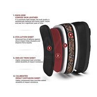 Pads de frappe thaïlandais robustes, design respirant, mousse haute performance, revêtement en cuir renforcé, protection durable pour le kickboxing et les arts martiaux