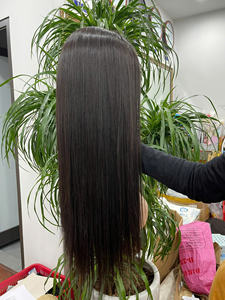 Prix de gros, extensions de cheveux vierges vietnamiennes, cheveux naturels noirs, lisses, perruque - Product Image 4