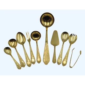 Diseño elegante Juego de 2 cubiertos de madera Utensilios de cocina ideales Mesa Café Cubiertos para el hogar Hecho a mano Asas fuertes Cuchara Tenedor - Product Image 3