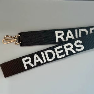 Correa de Bolso con Cuentas a Cuadros Titan UP Star, Correas de Bolso Personalizadas con Cuentas de Semillas Blancas y Doradas, Accesorios de Moda para Bolsos - Product Image 1