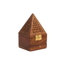 Quemador de incienso de madera con diseño de Torre Eiffel, soporte de fragancia árabe Bakhoor para decoración del hogar, soporte de incienso aromático - Product Image 3
