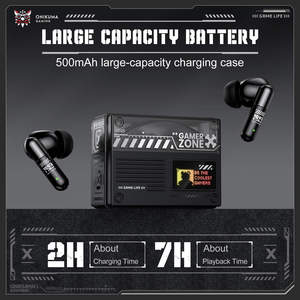 หูฟังเกมมิ่ง <span class=keywords><strong>ONIKUMA</strong></span> TX602 ไร้สายสามโหมด ความหน่วงต่ำ หูฟังไร้สาย ANC ENC หูฟังเกมมิ่ง OEM - Product Image 5
