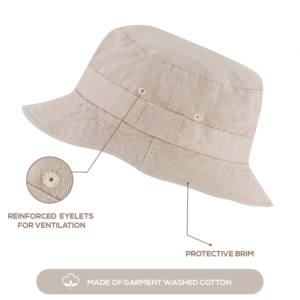 Chapeau seau avec coton brodé Chapeaux seau Top Vente Nouveau design Chapeaux seau d'été à bas prix Logo personnalisé - Product Image 5