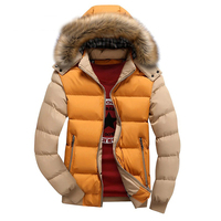 Parka d'hiver pour homme en gros au Canada, grande taille 6XL, col montant long, réversible, respirante, légère, avec logo