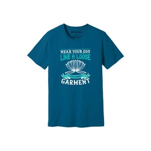 Camiseta informal de algodón 100% con impresión de temas de Buda en 3D, 12 opciones de color, 160-180, colocación de diseño personalizable GSM pesado - Product Image 2