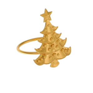 Servilleteros de metal con forma de corona plateada moderna personalizada para bodas, fiestas, hoteles y restaurantes almacenados para uso diario - Product Image 3