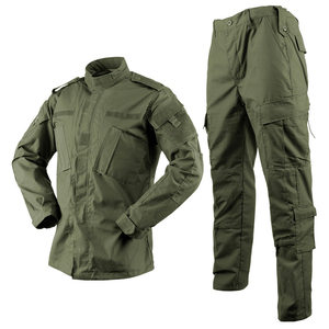 Uniforme tactique professionnel double sécurité en denim camouflage, vêtements de travail imperméables et respirants pour la formation à la sécurité et à la protection - Product Image 2