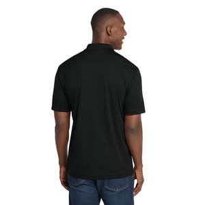 Polo homme en coton classique 100% polyester pour un usage quotidien décontracté, chemise de golf noire - Product Image 6