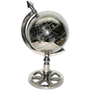 Antique Design Metal <b>Globe</b> With Metal Base Decorative Desktop Metal <b>Globe</b> With Indian Handicraft Item Home Decor High Quality - Product Image 1