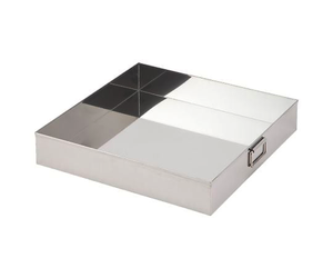Plateau de service pour la restauration et les restaurants, en acier inoxydable de qualité commerciale, finition laquée, durable, élégant, écologique, compatible lave-vaisselle - Product Image 3