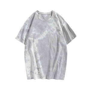 Camiseta Transpirable para Hombre con Lavado Ácido, 100% Algodón de Punto, Anti-Pilling, Anti-Arrugas, Manga Regular, Diseño Casual con Logotipo Frontal - Product Image 3