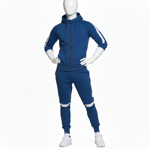 Conjunto Deportivo de Invierno para Hombre, 100% Algodón, Secado Rápido, Logotipo Personalizado Bordado, OEM, Entrenamiento Atlético - Product Image 3