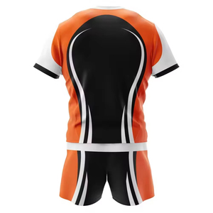 Maillots de rugby imprimés numériquement en gros, conception personnalisée gratuite, uniformes de rugby sur mesure pour hommes, haute qualité, séchage rapide - Product Image 4