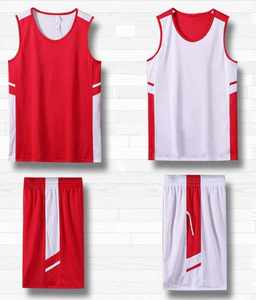 Uniforme de baloncesto de equipo personalizado de alta calidad Jersey de poliéster transpirable + Pantalones cortos para hombres - Product Image 1
