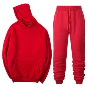 Sweat-shirt à capuche et jogging surdimensionnés en molleton épais de haute qualité pour hommes, ensemble de survêtement de sport - Product Image 2