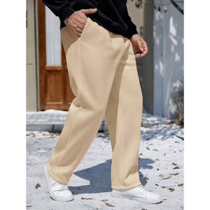 Pantalones de Hombre para Otoño, Corte Regular, Cintura Elástica, Impermeables, Transpirables, de Peso Medio, 100% Algodón, con Bolsillos, Personalizables - Product Image 5