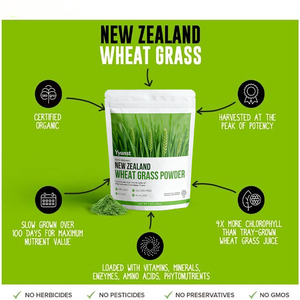 ผงหญ้าข้าวสาลีคุณภาพสูง ตราสินค้าส่วนตัว อุดมด้วยคลอโรฟิลล์และวิตามิน อาหารเสริมต้านอนุมูลอิสระและเสริมสร้างภูมิคุ้มกัน - Product Image 3