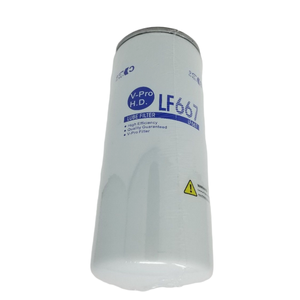 12 x ไส้กรองน้ำมันเครื่อง LF667 ใช้ได้กับ CAT 1R1807 รถบรรทุกและรถโดยสารเชิงพาณิชย์ - Product Image 1