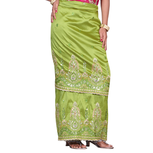 Vestido africano de grado genuino para mujer, ropa de último diseño, Material de tafetán George Wrapper a la venta - Product Image 4