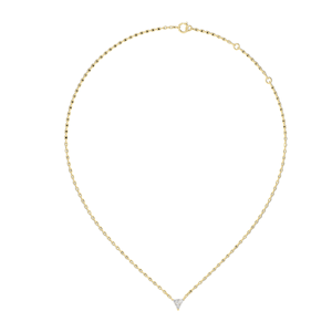 จี้เพชร CVD 0.74 กะรัต ระดับความสะอาด VVS-VS-EF พร้อมสร้อยคอทองคำ 18KT, 14KT สีโรสโกลด์, สีเหลืองทอง, สีขาวทอง ดีไซน์หรูหราสำหรับผู้หญิง - Product Image 2