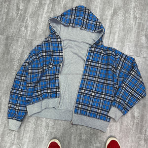 Sweat-shirt à capuche personnalisé en coton épais 460 g/m², double fermeture éclair, doublure en molleton français, pour hommes - Product Image 3