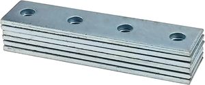 Conector de Placa Plana Rectangular de 4 Orificios MISA para Perfil de Canal, Compatible con Perno de 1/2 Pulgada, Soporte de Acero Reforzado para Estructuras - Product Image 6