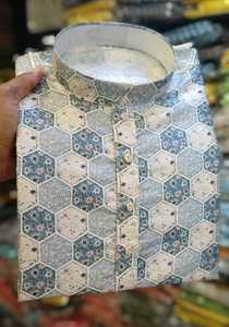 Pijama Kurta con estilo moderno para hombres, perfecto para fiestas y celebraciones, conjunto de Kurta de seda tradicional de aspecto festivo informal - Product Image 5