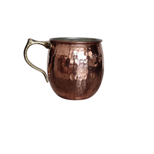 Stylish Design Black Honeycomb Mugs Pure Copper Cups For Drinking Water Cocktail Beverages Handcrafted Solid Copper Mug On Sale - Product Image 4