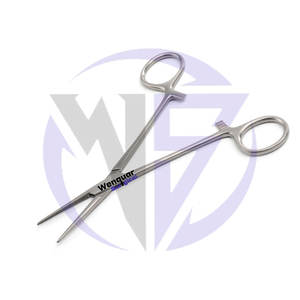 Forceps Crile 14 cm en acier inoxydable chirurgical, instrument médical vétérinaire manuel - Product Image 2
