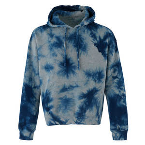 Usine en gros à capuche homme sport personnalisé hommes cravate teinture à capuche personnalisé bases coton mélangé meilleure vente sport cravate teinture à capuche - Product Image 1