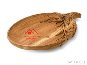 Hot Selling Premium Design for <b>Kids</b> Decorative Hand Carved Latest Design Square Shaped Chocolate Platter for <b>Parties</b> Platter - Product Image 6