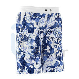 Short de basket-ball personnalisé pour hommes, nouveauté, ensemble de shorts pour hommes avec fermeture à cordon respirant et motif solide, OEM, vente en gros - Product Image 1
