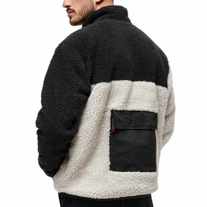 Veste en polaire sherpa à sublimation OEM, veste en polaire polaire pour homme, veste en polaire polaire imprimée pour homme, veste en polaire polaire à sublimation - Product Image 2