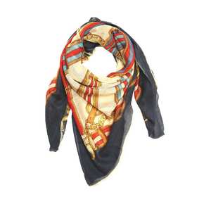 Foulard bandana carré fait main en coton et soie biologique, imprimé, design et couleur personnalisés, tendance, pour femme, autres foulards et châles - Product Image 3