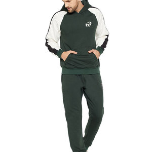 Survêtement sur mesure de haute qualité 100% coton pour hommes motif solide vêtements d'hiver séchage rapide respirant élégant couleurs personnalisées bas - Product Image 1