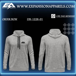 OEM Men's <b>Long</b> Sleeve Pullover Hoodie 50% Cotton 50% Polyester Winter Oversize Printed Sweatshirt Set XS <b>Matching</b> Sweatpants - Product Image 5