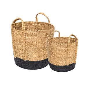 Beautiful Handmade Vietnamese <b>SEAGRASS</b> <b>LAUNDRY</b> <b>BASKET</b> Modern Practical <b>Laundry</b> Organizer Many Sizes Customization Home Decor - Product Image 1