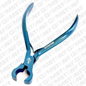 Pince coupante en acier inoxydable pour extensions de cheveux à liaison kératine, lames tranchantes, durable, réutilisable, ressort d'ouverture personnalisé - Product Image 2