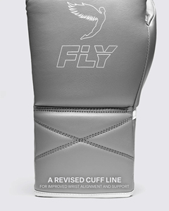 Gants de boxe en cuir de vache véritable Gray Fly Pro, logo personnalisé, légers, imperméables, pour l'entraînement et le sparring, MMA, gants d'extérieur - Product Image 5