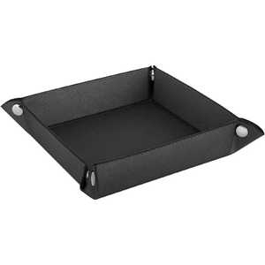 Plateau d'hospitalité classique en cuir PU avec base de coussin en velours Couleurs et tailles personnalisées pour emballage cadeau - Product Image 4