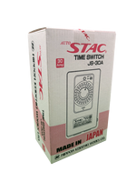 Temporizador Electrónico Automático STAC JS-30A, Temporizador Aleatorio con Cuenta Regresiva de 40s, Panel de Acero, Control por Enchufe, Alimentación 220-240VAC 30A 50/60Hz