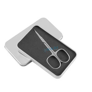 กรรไกรแต่งเล็บพร้อมใบมีดโค้งสแตนเลสคมอุปกรณ์ความงามกรรไกรตัดเล็บ - Product Image 6