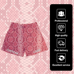 กางเกงขาสั้นตาข่ายสำหรับผู้ชายผ้าสแปนเด็กซ์/ โพลีเอสเตอร์เต็มแบบกำหนดเองเป็นมิตรกับสิ่งแวดล้อม - Product Image 3