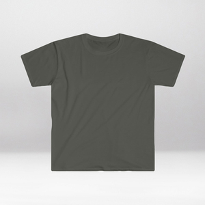 Camiseta con estampado de logotipo personalizado para hombre, camisa clásica de algodón en blanco con cuello redondo bordado, de ajuste Regular, cuello redondo - Product Image 3