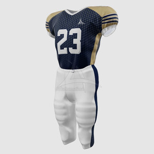 Meilleures ventes Uniforme de football américain respirant grande taille à manches courtes Personnalisable Vente en gros pour l'entraînement des équipes - Product Image 4