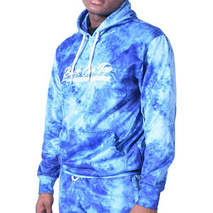 OEM al por mayor hombres Tie Dye chándal ropa de calle Anti Shrink diseño moderno Tie Dye chándal para hombres - Product Image 4